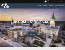 Tablet Screenshot of costainc.com